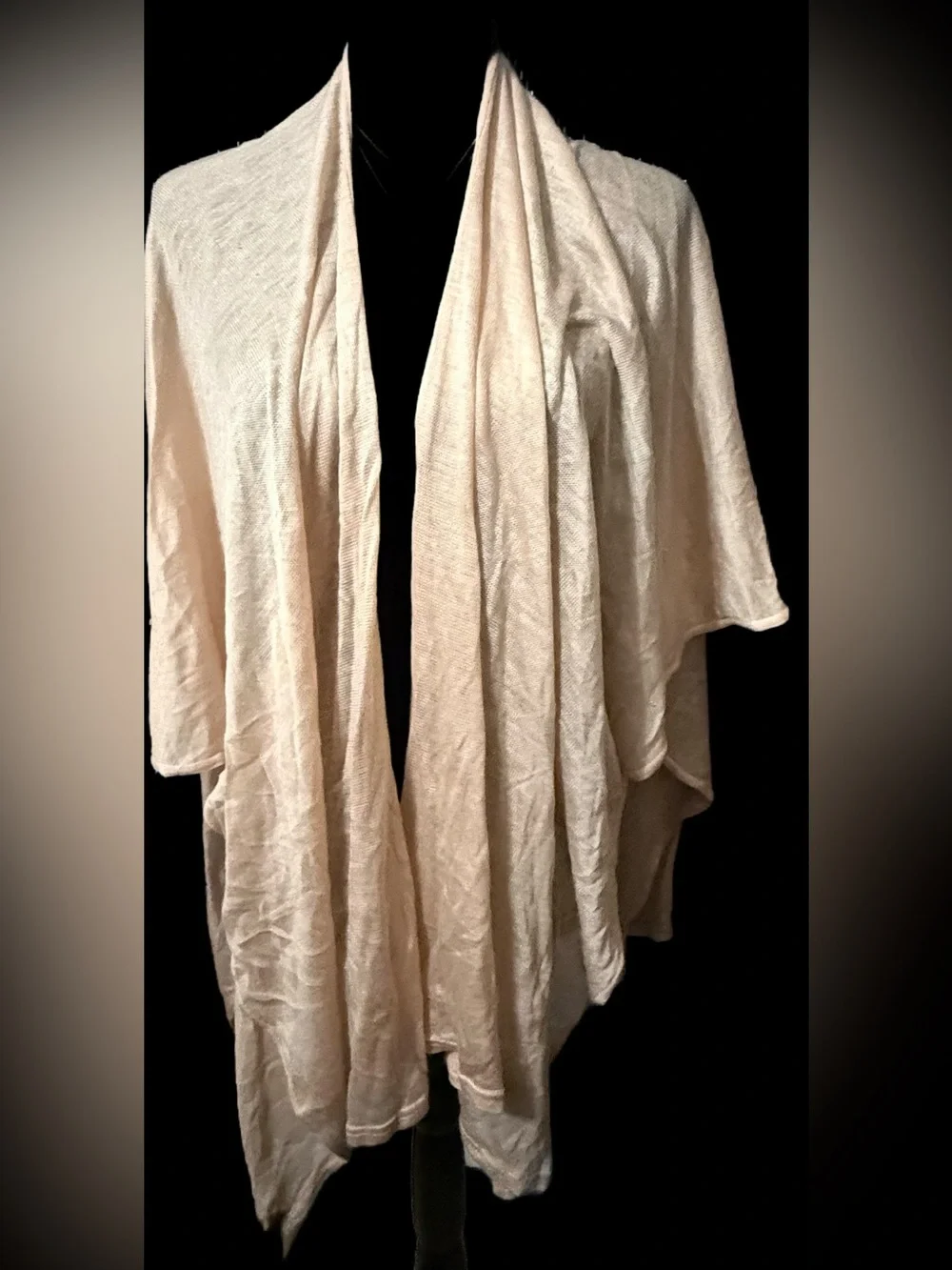 I.N.C. International Concepts Soft Light Pink open-front drapey cardigan. NWT